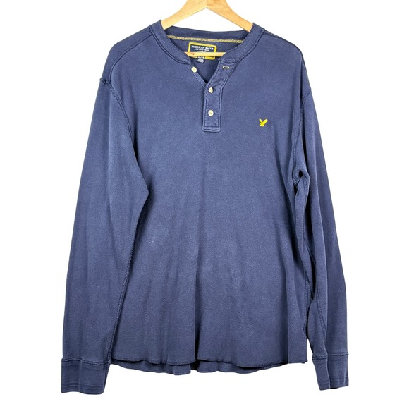 American Eagle Outfitters Other - VTG American Eagle Outfitters Mens Long Sleeve Henley Shirt XXL Comfort Lounge
